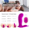 10 Vibration Modes Vibration Panty Vibrator for Women Waterproof Smooth Silicone Stimulator USB Rechargeable Portable Electric Dual Motor Silent Under