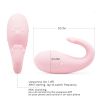 Invisible Wearable App Vibrator for G Spot Clitoral Stimulation; Multi Vibrating Modes Stimulation Remote Control;  Waterproof USB Rechargeable and Si