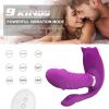 Adult Toy for Women Pleasure Licking Wearable Vibrator Smooth Flexible Silicone Wireless Remote Control Vibrating USB Rechargeable Massager for Woman